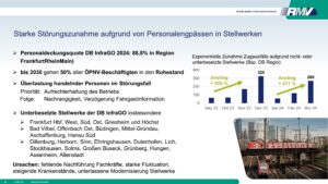 Personalsituation der Bahn im RMV-Gebiet