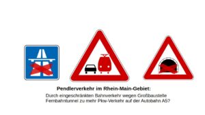 Kontraproduktiv für Verkehrswende: Sowohl A5-Ausbau als auch Fernbahntunnel